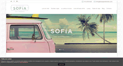 Desktop Screenshot of losviajesdesofia.com